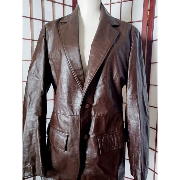 Ralph Edwards Men's Vintage Brown Leather Sports Jacket - Picture 6 of 16